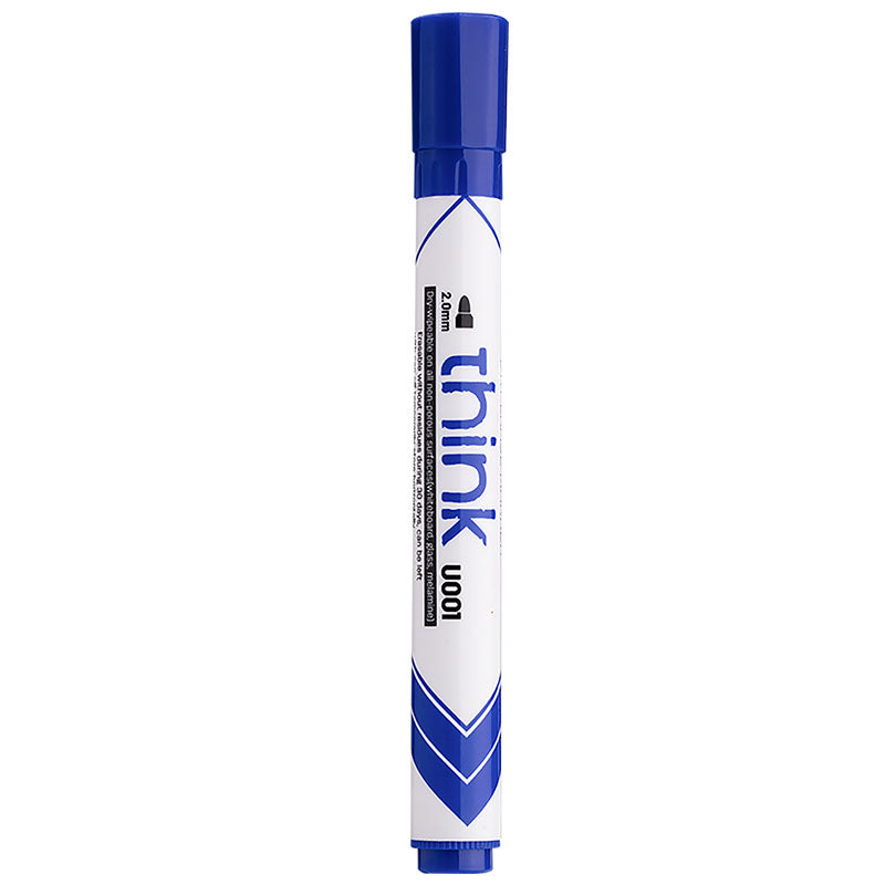 MARKER WHITEBOARD ALBASTRU 2MM DELI MARKER WHITEBOARD ALBASTRU 2MM DELI